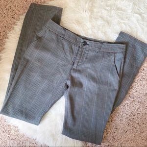 Lux Straight-leg Plaid Trouser